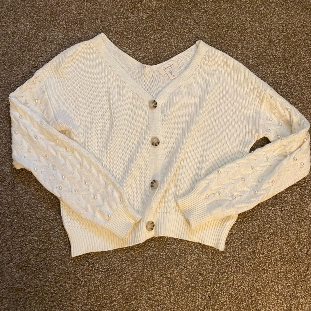 Cream cardigan